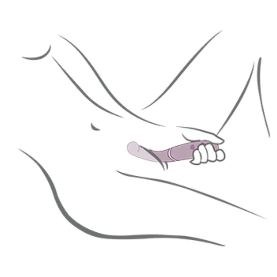 ROCKS-OFF - GEMINI DUAL VIBRATOR G-SPOT CLITORIS STIMULATOR PURPLE